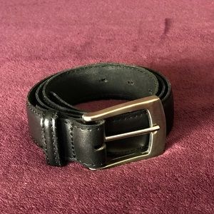 Black PU Leather Belt